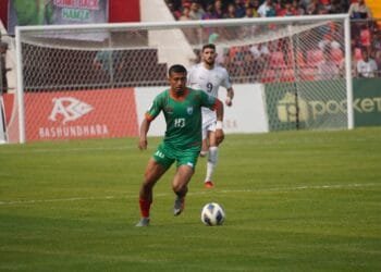 গোলশূন্য সমতায় বাংলাদেশ-ফিলিস্তিন ম্যাচের প্রথমার্ধ