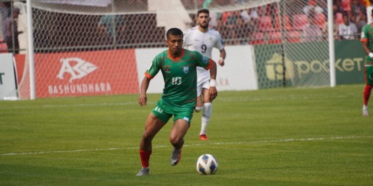 গোলশূন্য সমতায় বাংলাদেশ-ফিলিস্তিন ম্যাচের প্রথমার্ধ