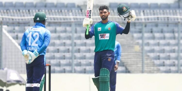 সাইফের সেঞ্চুরি আর টিপুর বোলিং নৈপুণ্যে বড় হার তামিমদের