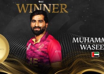 আরব আমিরাতের প্রথম ক্রিকেটার হিসেবে মাস সেরা ওয়াসিম