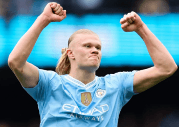 ম্যানচেস্টার সিটি ৫ গোলে হল্যান্ডের একাই ৪ গোল