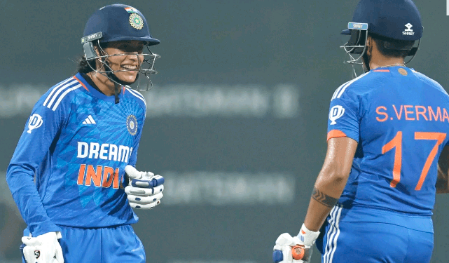 স্মৃতি মান্ধানা-শেফালির ব্যাটে সিলেটে সিরিজ জয় ভারতের