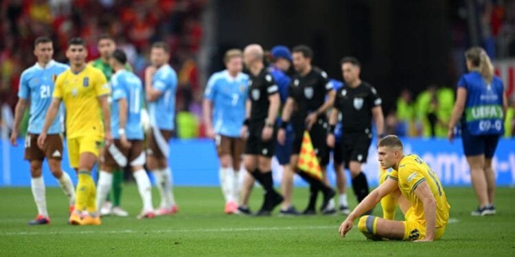 ইউক্রেনের বিদায়, শেষ ষোলোয় বেলজিয়াম