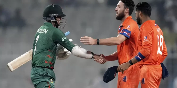 নেদারল্যান্ডসের কাছে বাংলাদেশের হার দেখছেন বিশপ