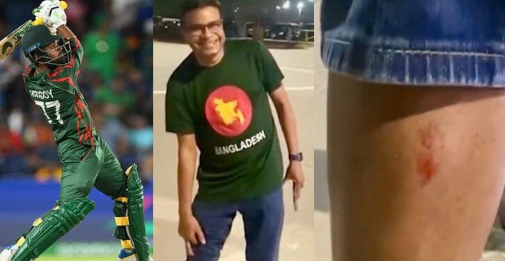 ছক্কা পড়ল দর্শকের পায়ে, হৃদয়ের ক্ষমা প্রার্থনা