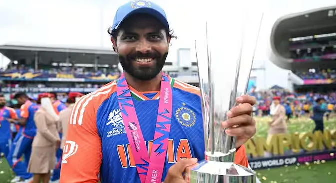 বিশ্বকাপ জিতে টি-টোয়েন্টিকে বিদায় বললেন জাদেজাও