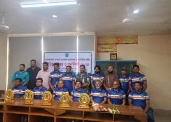 সুনামগঞ্জ আম্পায়ার্স এন্ড স্কোরার্স এসোসিয়েশনের নতুন কমিটির দায়িত্ব গ্রহণ