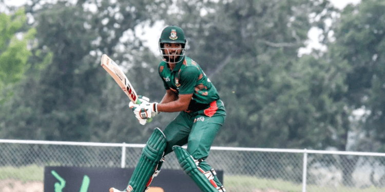 ১৩ বলে ৭ রান করে দলকে চাপে ফেলে এবার বিদায় অধিনায়ক শান্তর