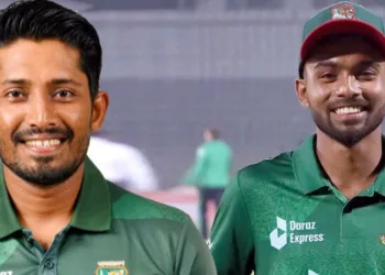 বাংলাদেশ ‘এ’ দলের অধিনায়ক তাওহীদ হৃদয় ও বিজয়