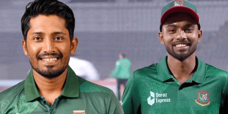 বাংলাদেশ ‘এ’ দলের অধিনায়ক তাওহীদ হৃদয় ও বিজয়