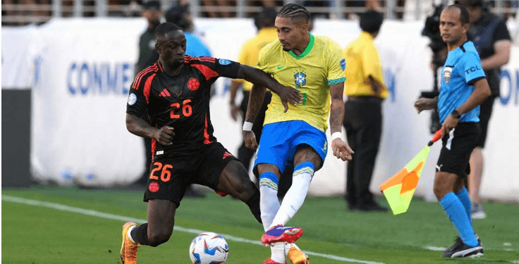 এগিয়ে গিয়েও কলম্বিয়ার সঙ্গে জিততে পারলো না ব্রাজিল