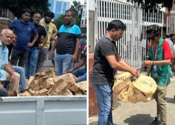 ট্রাফিকের কাজ করা শিক্ষার্থীদের জন্য খাবারের ব্যবস্থা করল বিসিবি