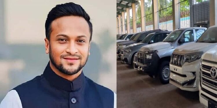 সরকার পতনের আগ মূহুর্তে বিলাস বহুল গাড়ি আমদানি করেছেন সাকিব