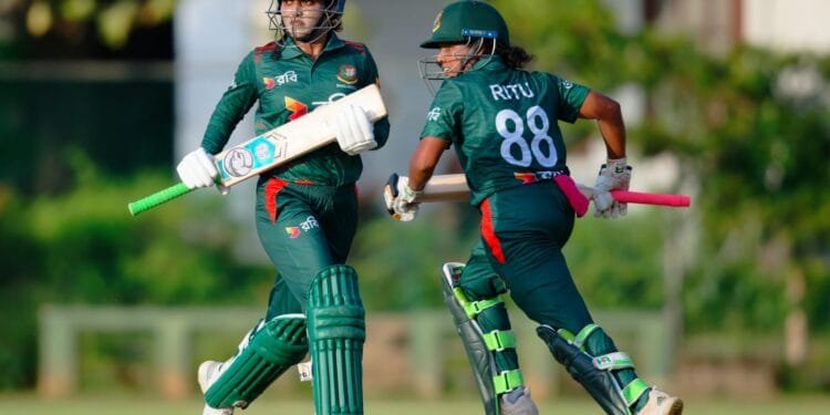 শ্রীলঙ্কাকে হারালো বাংলাদেশের মেয়েরা