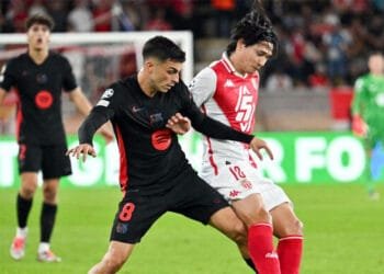 মোনাকোর মাঠে বার্সেলোনার হার