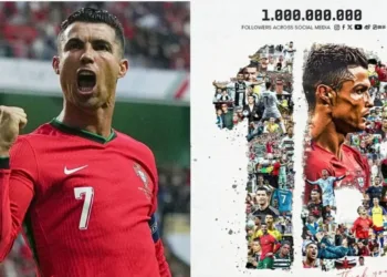 সবার আগে বিশ্বে রোনালদো ছুঁলেন ১০০ কোটির মাইলফলক