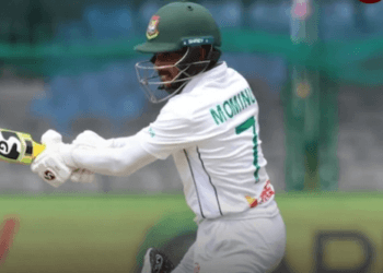 ওয়েস্ট ইন্ডিজে ২৫৩ রানে ইনিংস ডিক্লেয়ার করলো বাংলাদেশ