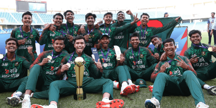 যুব এশিয়া কাপ জেতা দলকে ৫০ লাখ টাকা পুরস্কার ঘোষণা