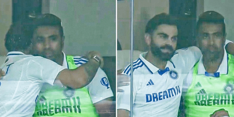 অবসরের ঘোষণা অশ্বিনের, ড্রেসিং রুমেই জড়িয়ে ধরে কাঁদলেন কোহলি