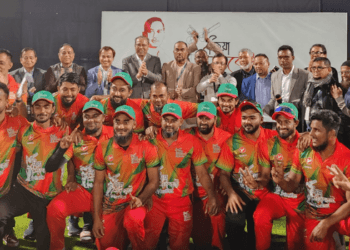 নাসুমের হাফ সেঞ্চুরি বৃথা গেলো তান্না-অলকের ব্যাটে