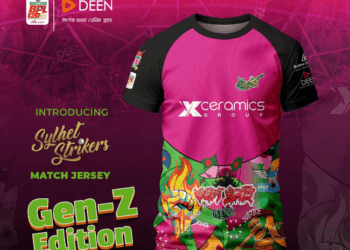 জিন জেড এডিশনের অভিনব জার্সি সিলেট স্ট্রাইকার্সের