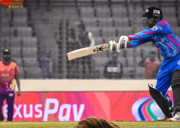 পাকিস্তানী উসমান খানের সেঞ্চুরিতে চিটাগাংয়ের ‘রেকর্ড’ ২১৯ রান