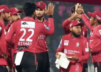 বৃথা গেলো নাঈমের লড়াই, বরিশালই জিতলো