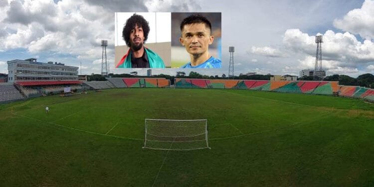 সিলেট জেলা স্টেডিয়ামে বাংলাদেশ-ভারত ম্যাচ, খেলবেন হামজা-সুনীল ছেত্রীরা