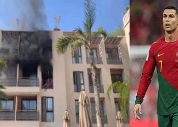 ক্রিস্টিয়ানো রোনালদোর হোটেলে আগুন
