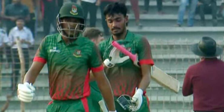 মাহফিজুলের ব্যাটে দক্ষিণ আফ্রিকা ইর্মাজিং দলকে হারিয়ে শুরু বাংলাদেশের