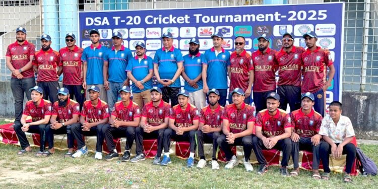 ৭ ওভারের ম্যাচে শ্বাসরুদ্ধকর লড়াইয়ে পদ্মার কাছে হেরে বিদায় মেঘনার