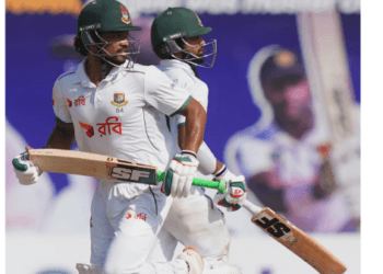 সাদমান-শান্তর হাফ সেঞ্চুরিতে গলে বাংলাদেশের দিন