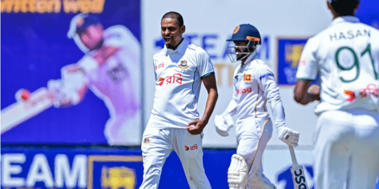 শতরান পেরিয়েছে শ্রীলঙ্কা, উইকেটের অপেক্ষায় বাংলাদেশ