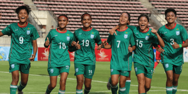 ইতিহাস বাংলার কিশোরীদের, প্রথমবার এএফসির এশিয়ান কাপে