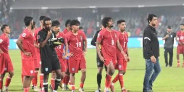 ৭ গোলের রোমাঞ্চ ছড়ানো ম্যাচে বাংলাদেশের হার