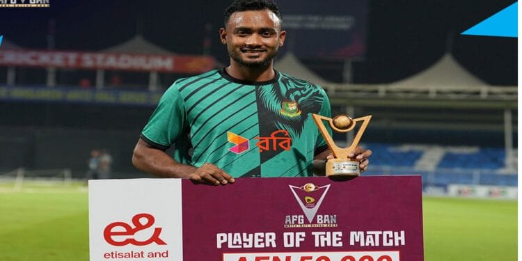 ম্যাচ সেরার পুরস্কারের সব টাকা দান করবেন শরিফুল