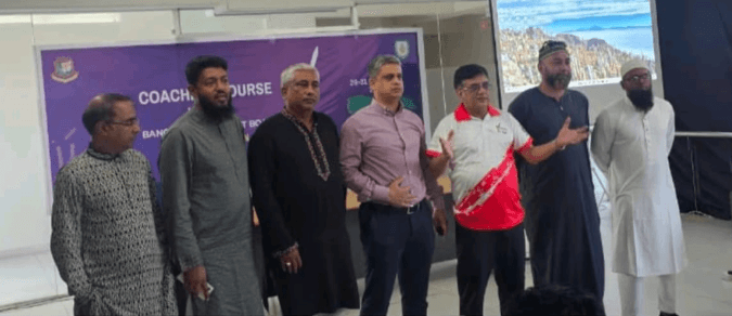সিলেটে প্রশিক্ষিত হলেন ৩২ ক্রিকেট কোচ
