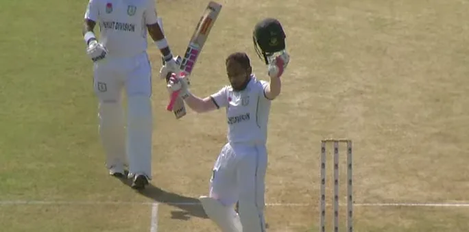 সিলেটে মুশফিকুর রহিমের সেঞ্চুরি