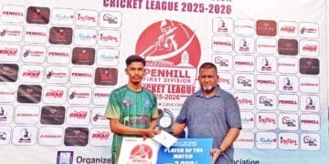 ম্যাচ সেরা সজীবে জিমখানার ১২৭ রানের জয়