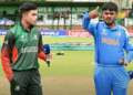 ছোটদের বিশ্বকাপে ভারতের অধিনায়কের সাথে হাত মেলাননি বাংলাদেশের অধিনায়ক
