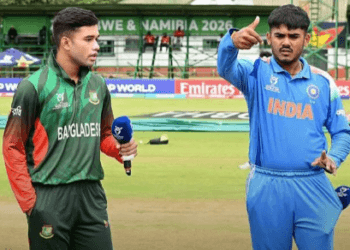 ছোটদের বিশ্বকাপে ভারতের অধিনায়কের সাথে হাত মেলাননি বাংলাদেশের অধিনায়ক