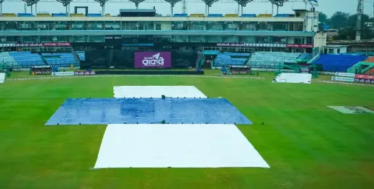 বৃষ্টিতে বাংলাদেশ-নিউজিল্যান্ড ম্যাচ শুরু হতে দেরি হচ্ছে