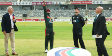 সিরিজ নির্ধারণী ম্যাচে বাংলাদেশকে ব্যাটিংয়ে পাঠালো নিউজিল্যান্ড