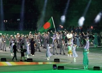 জাপানে জমকালো আয়োজনে পর্দা উঠলো ২০তম এশিয়ান গেমসের